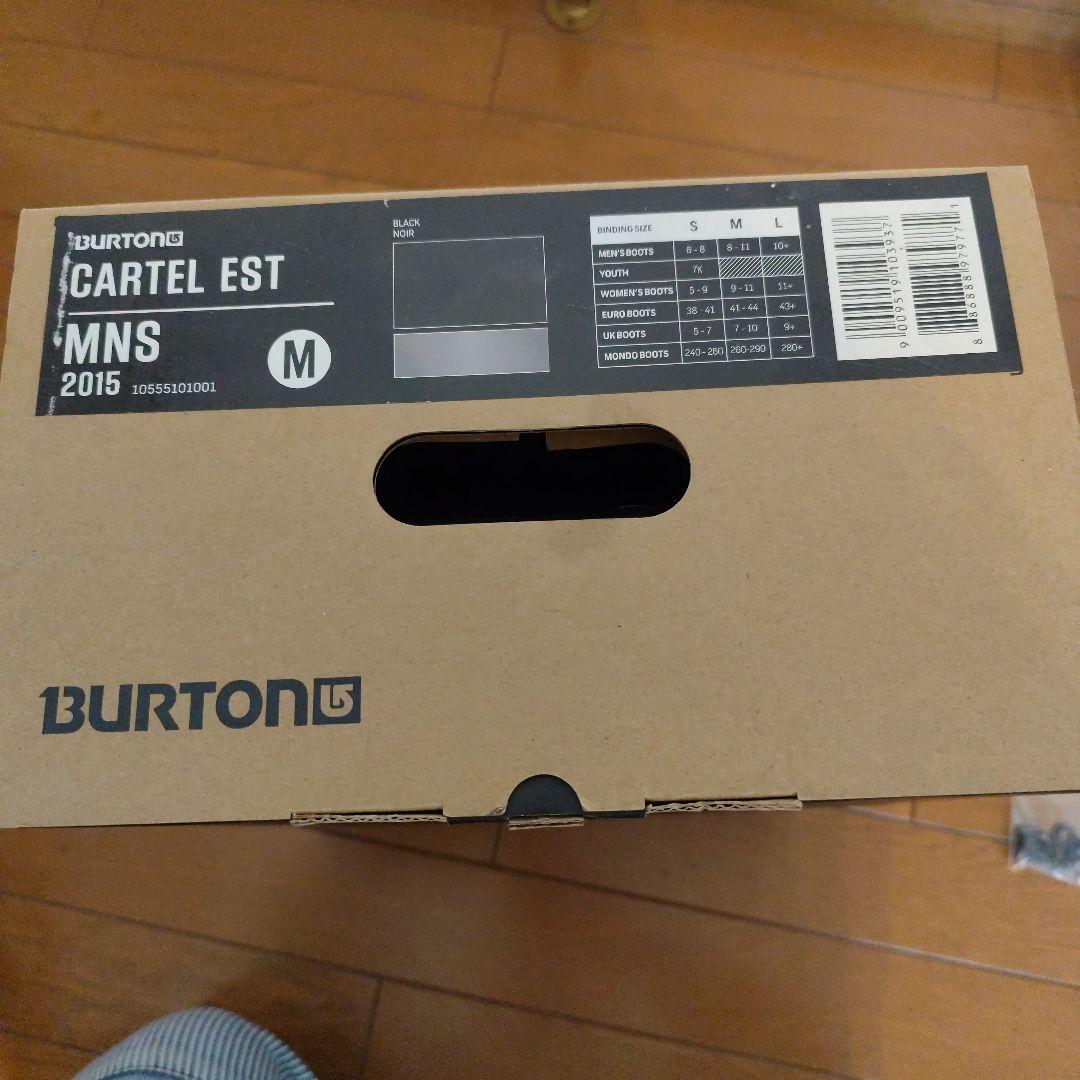 Burton Cartel est カーテル ビンディング ブラック ネジ付き