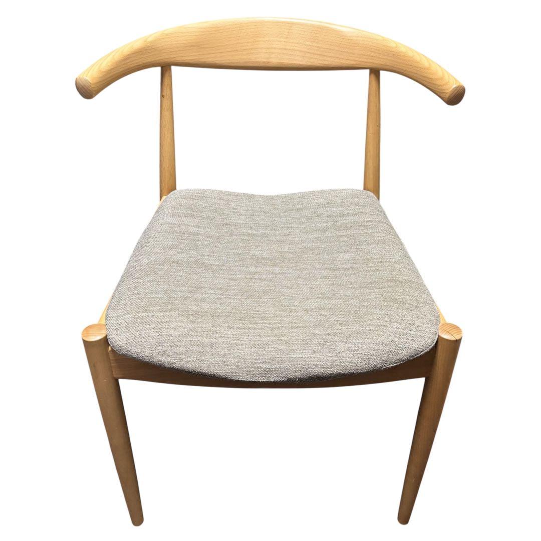 美品 ニトリ ダイニングチェア NコレクションC-01 アームチェア 1脚 2