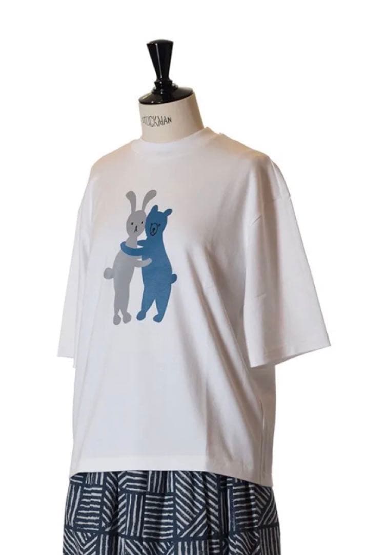 【新品】ミナペルホネン　calin ハーフスリーブカットソー　ユニセックス　XL