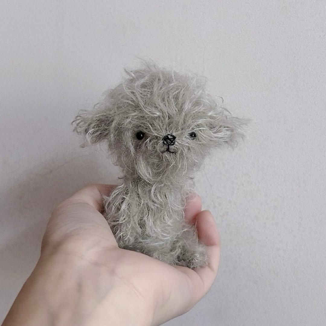 ふさふさワンちゃん 犬 アーティストベア 海外作家様 ハンドメイド ぬいぐるみ