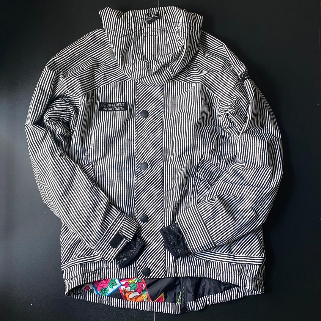 【希少、花札柄】inhabitant スノーウェアnokjok 上下セット