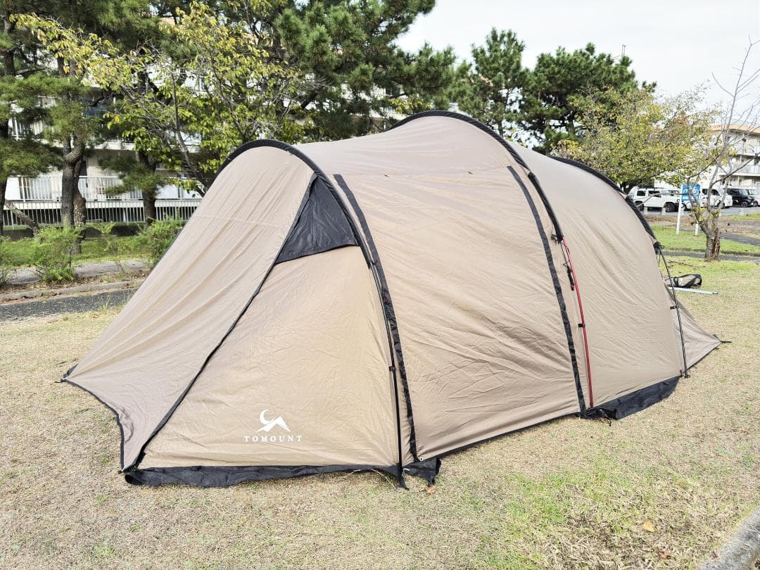 TOMOUNT トンネルテント 2ルーム