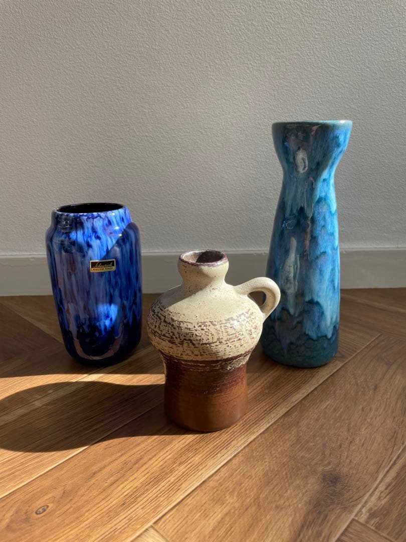 ミッドセンチュリー　ヴィンテージ花瓶　ファットラバ　vase