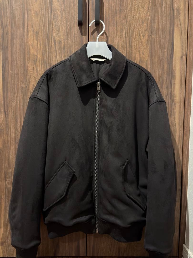 ZARA フェイクスエードキルティングジャケット　s