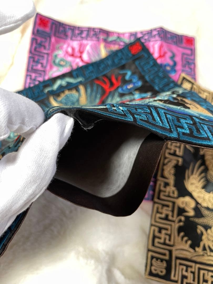 まー様8/25【1384】龍刺繍 敷物C