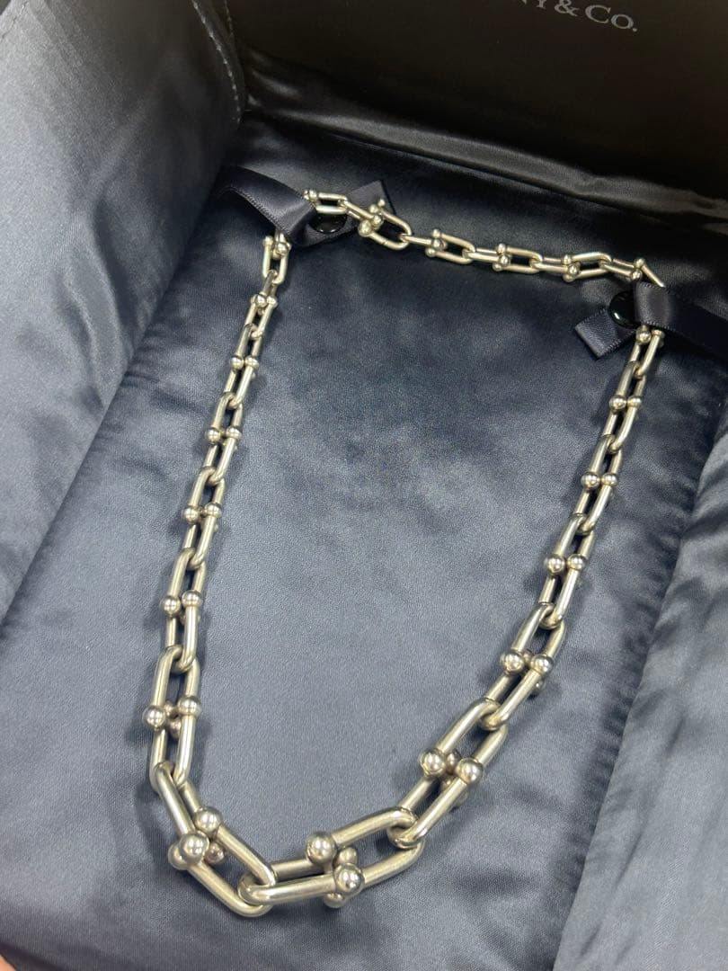 【ティファニー】グラジュエイテッドリンクネックレス　シルバー【お値下げ不可】