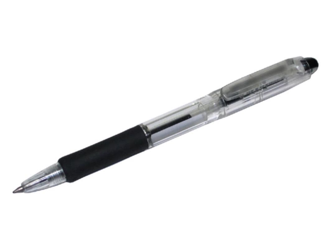 クリアボディ ボールペン ブラックインク