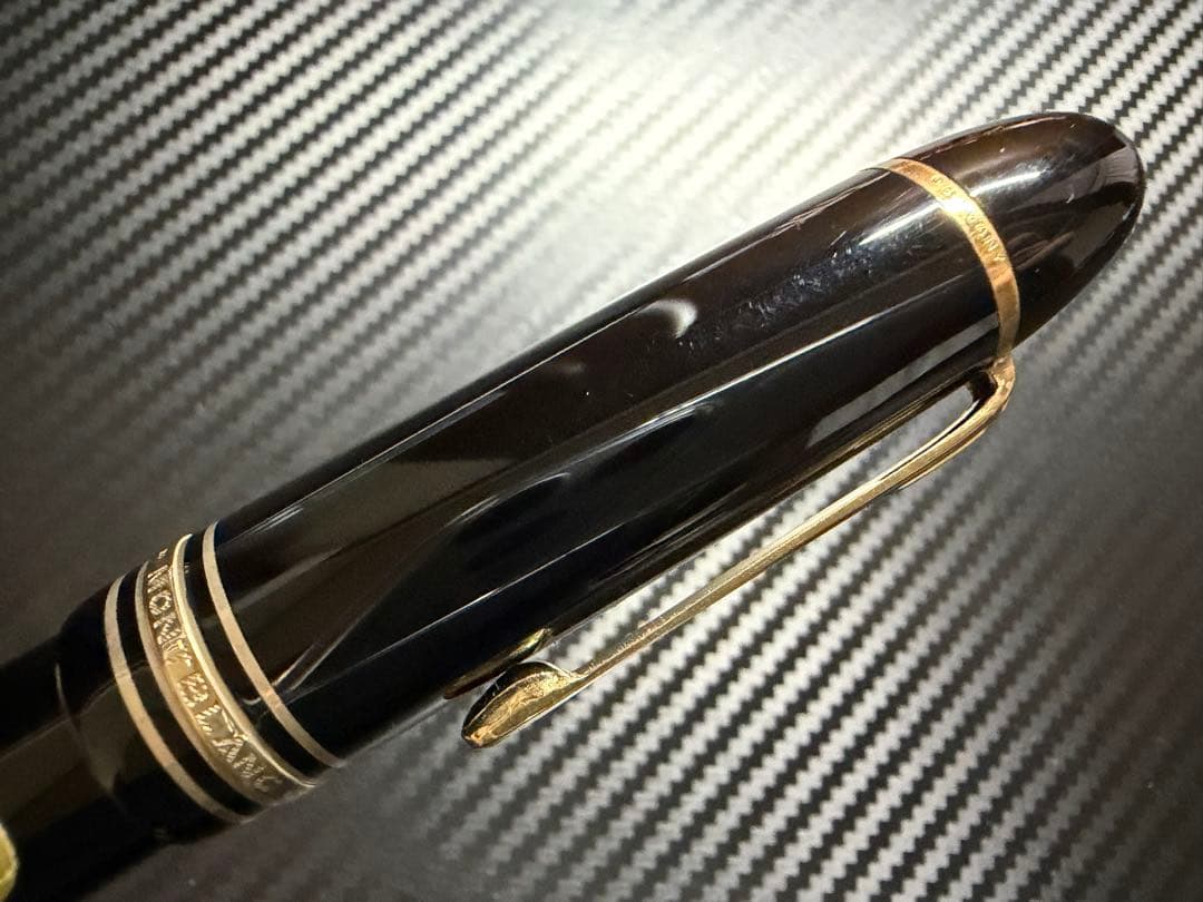 未使用に近い モンブラン 149 14C 中白 F 細字 万年筆