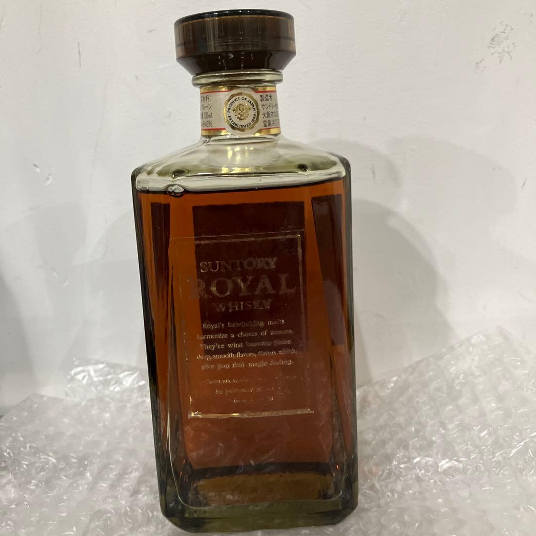 サントリーウイスキーローヤルスリムオールドボトル　700ml 43% 朝日生命
