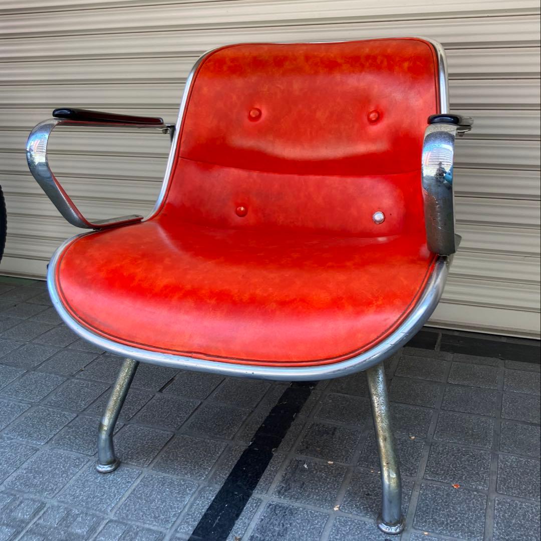 ミッドセンチュリー ポールハンガー アームチェア/ヴィンテージ