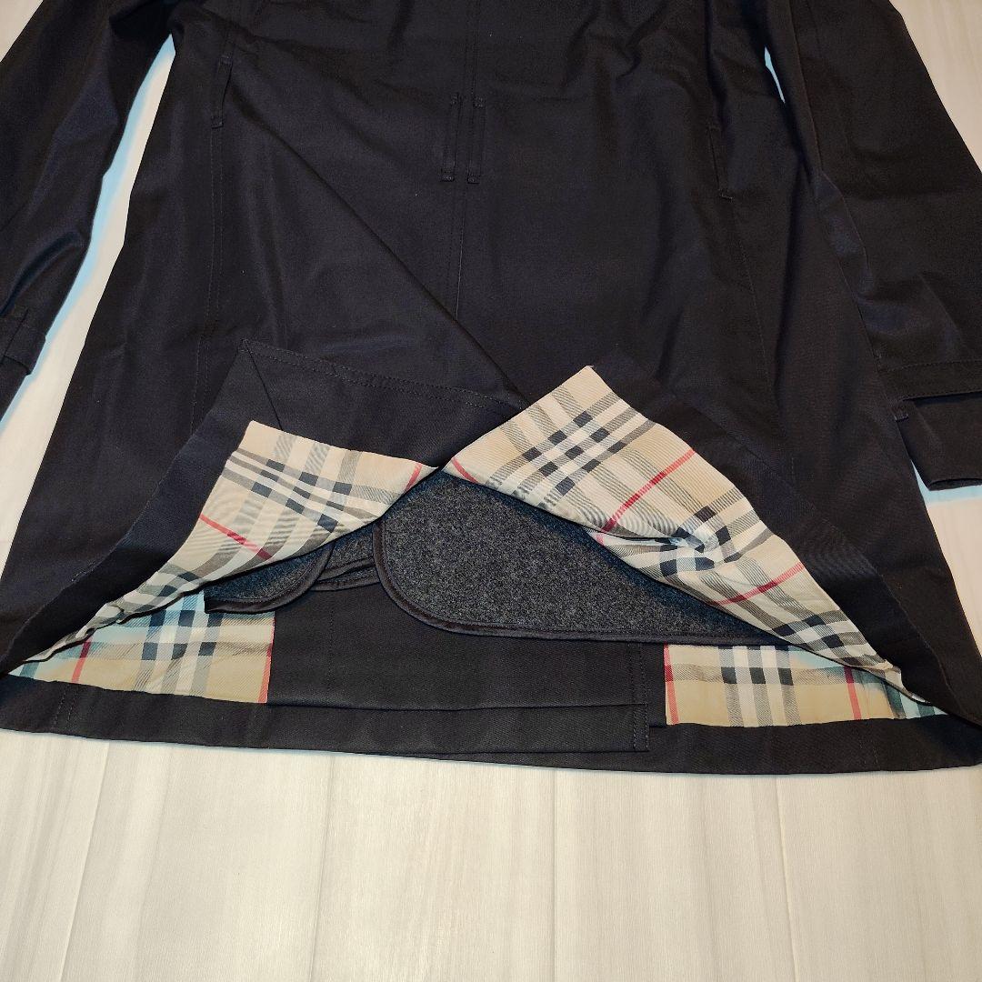 BURBERRY LONDON トレンチコートライナー付き 38 黒 着丈84㎝