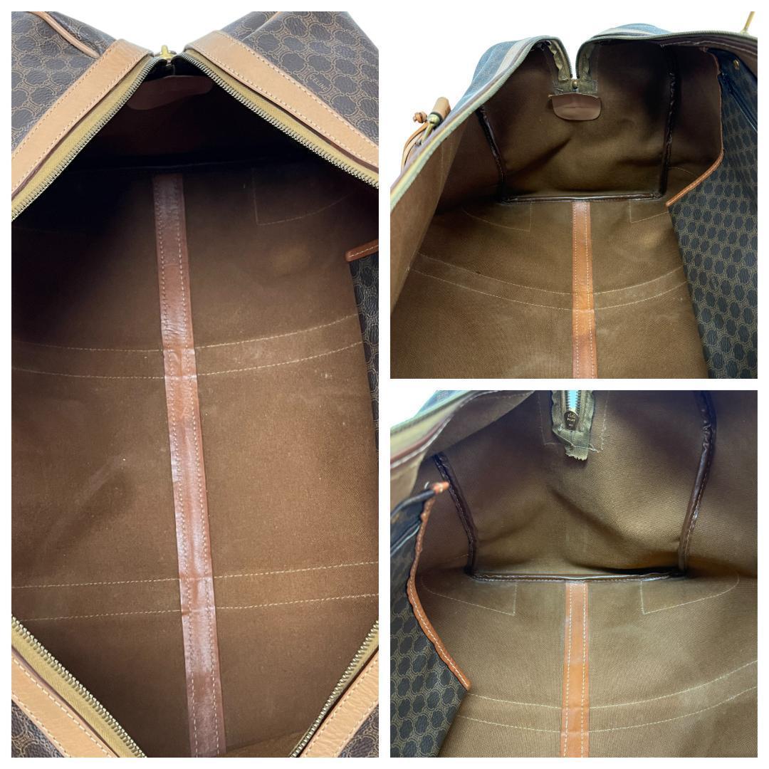 CELINE オールドセリーヌ ボストンバッグ マカダム柄 トリオンフ 旅行