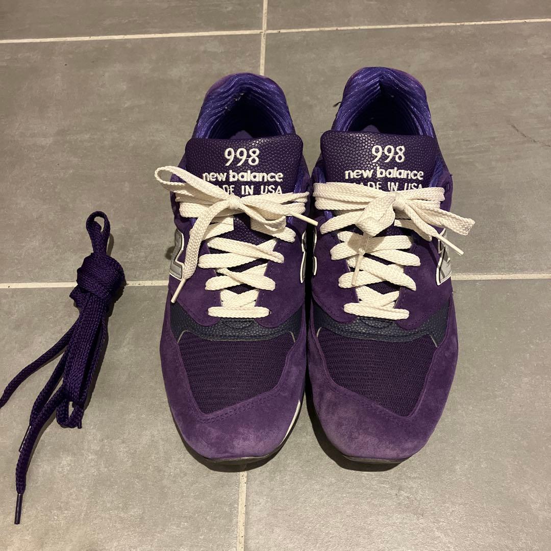 ニューバランスM998 パープル　made in USA