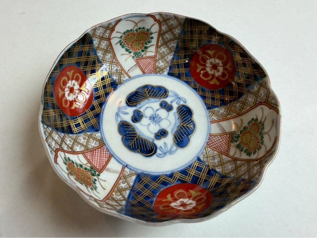 古伊万里　皿　装飾　赤絵　5枚