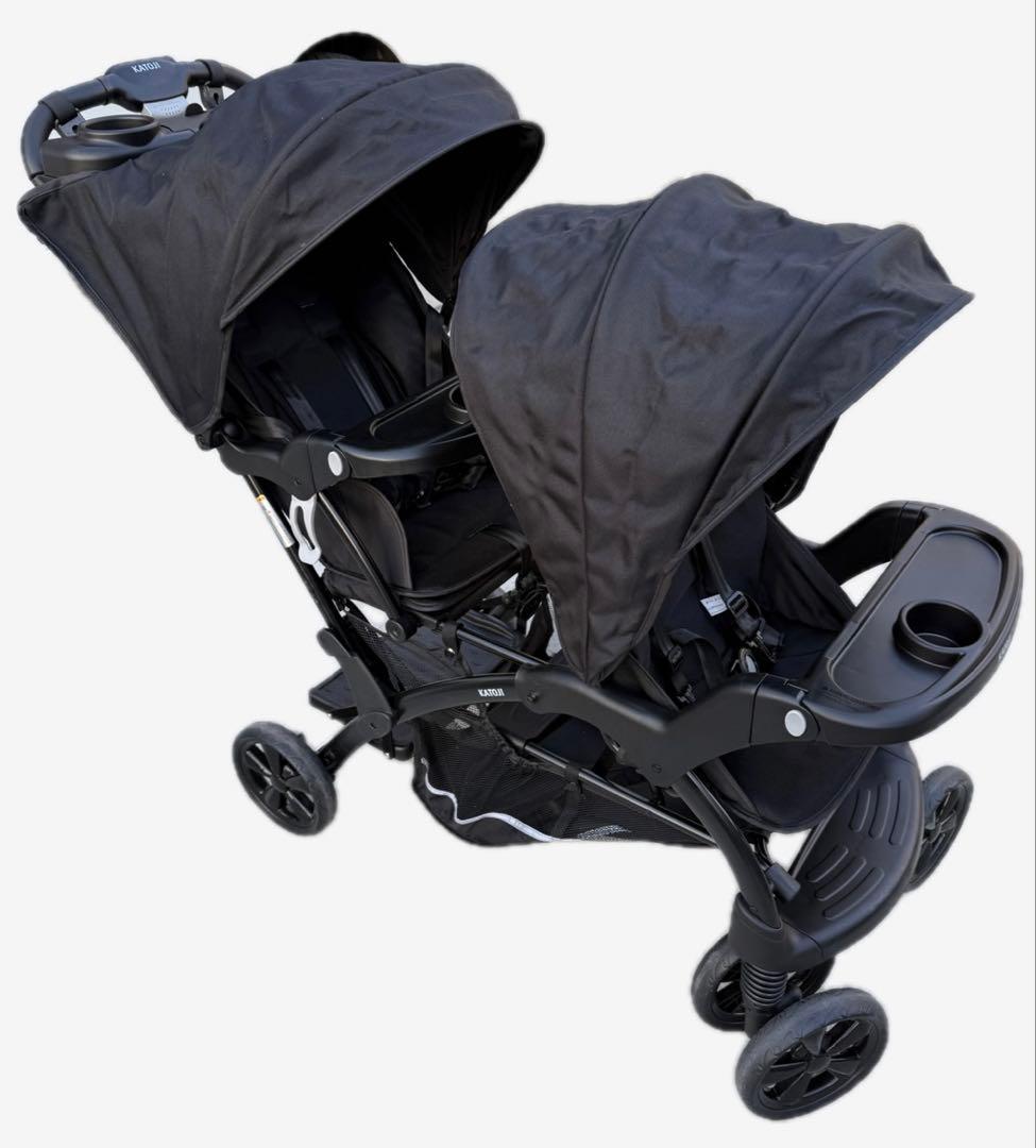 KATOJI ベビーカー 二人でゴーDX二人乗りベビーカー