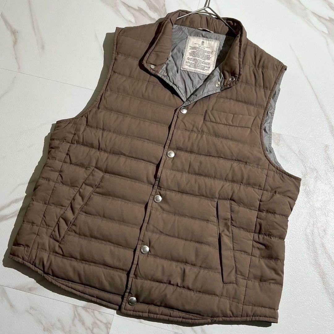 XLサイズ　ブルネロクチネリ　ダウンベスト　ライトダウン　キルティング