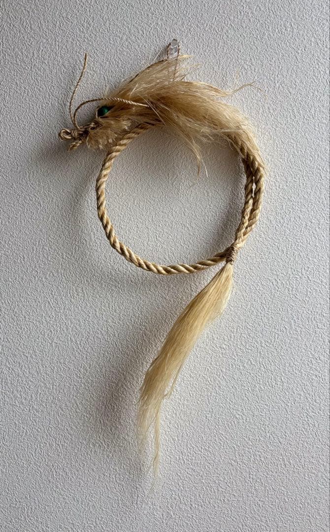 精麻しめ縄リース「龍」