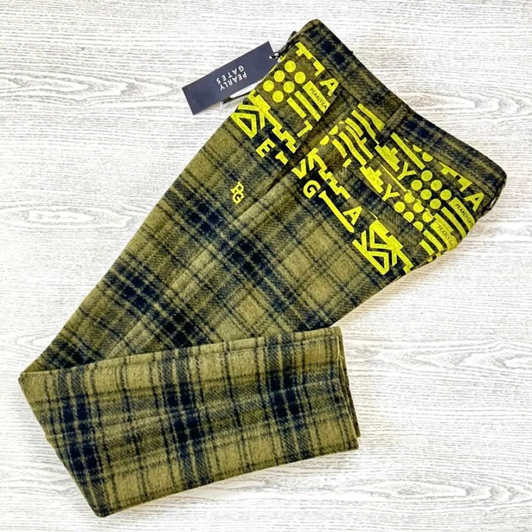 PEARLY GATES パーリーゲイツ　起毛保温　ジャガードパンツ