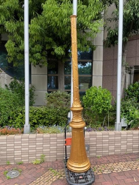 ゴールド装飾水栓柱