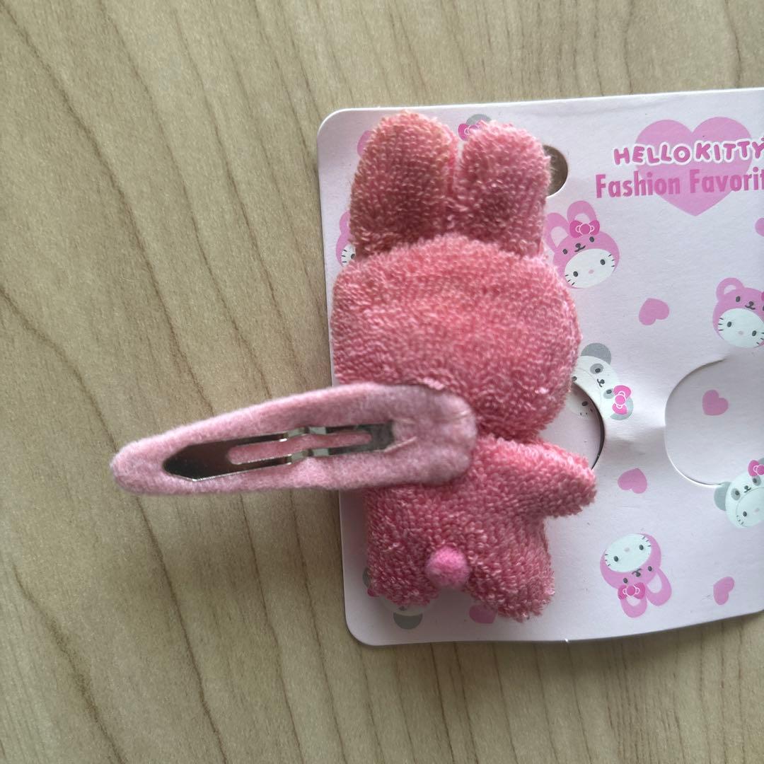サンリオ　キティ　うさぎ　ヘアピン　2004年　平成レトロ　レア　希少