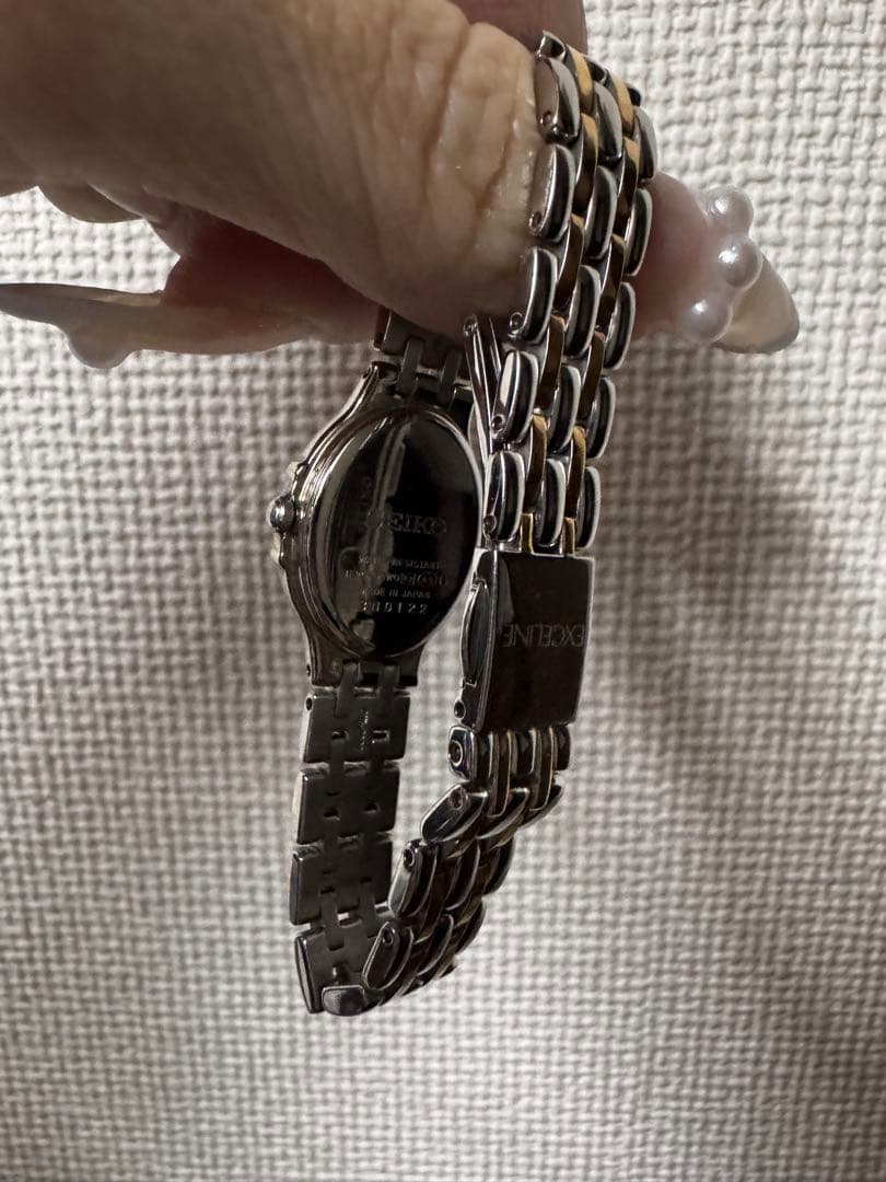 SEIKO Exceline レディース 時計 腕時計 ダイヤモンド ダイヤ付き