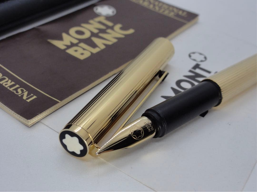 モンブラン　未使用に近い品！稀少度の高い金運を呼ぶ！総金張りSラインNo2147
