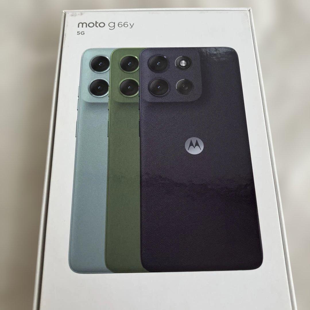 未使用motorola moto g66y 5G ブラックオイスター